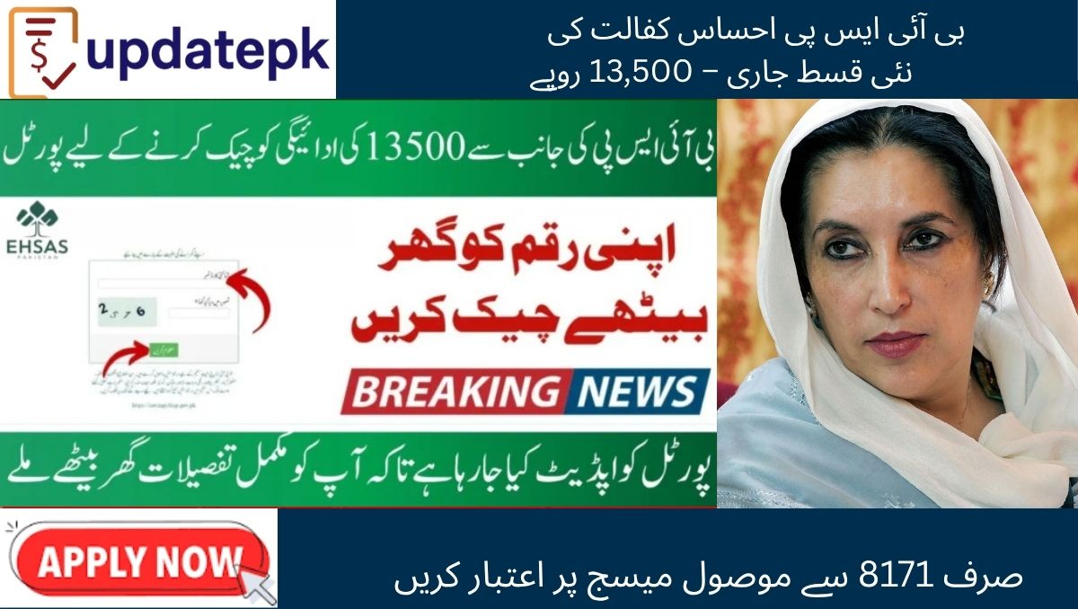 You are currently viewing 8171 Portal New Update – Apply for BISP & Ehsaas Kafalat Together (2025 Guide)
